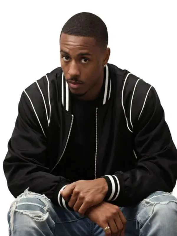The Gates 2026 Keith Powers Black Bomber Jacket