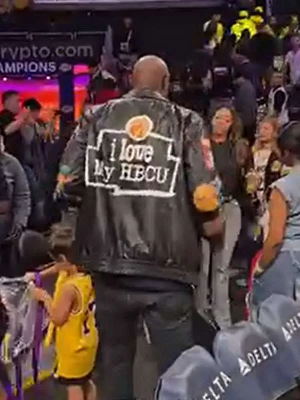 Lamar Odom Lakers Game 2026 Black Leather Jacket