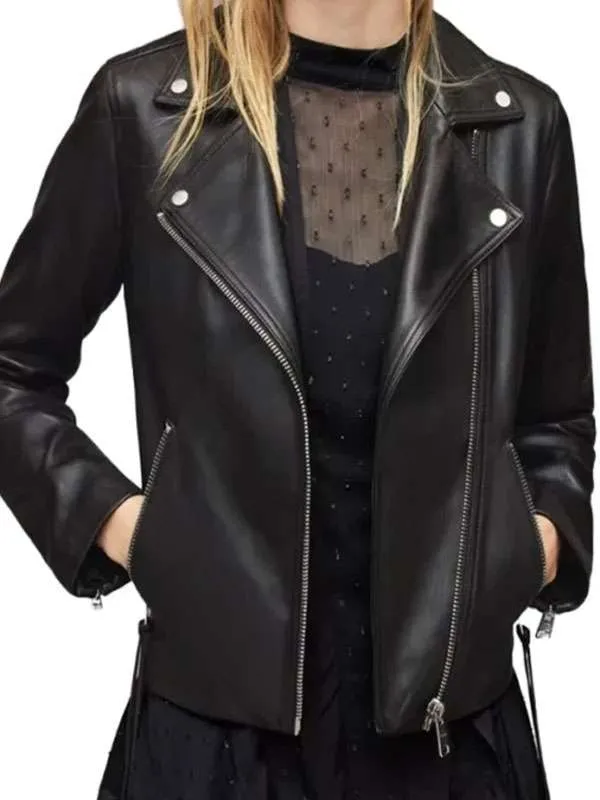 Ransom Canyon Lauren Glazier Black Leather Jacket