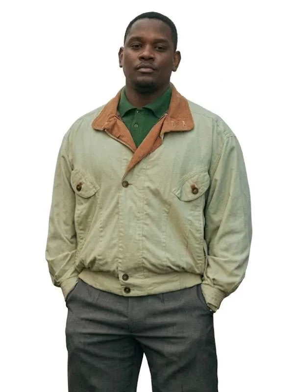 Aml Ameen TV Series Legends 2026 Bailey Beige Cotton Jacket