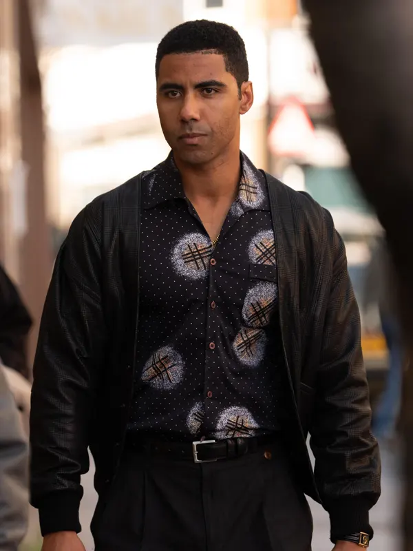 Joshua Samuels TV Series Legends S01 Zeki Black Bomber Leather Jacket