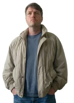 Legends 2026 Tom Burke Beige Bomber Jacket