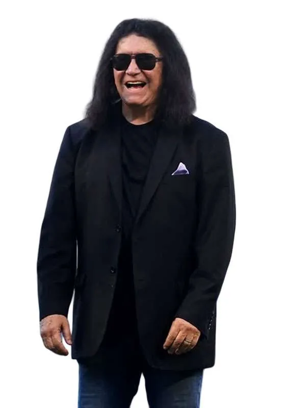 Gene Simmons Los Angeles Angels Game 2026 Black Blazer