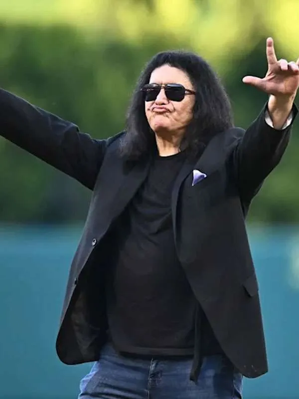Los Angeles Angels Game 2026 Gene Simmons Black Blazer
