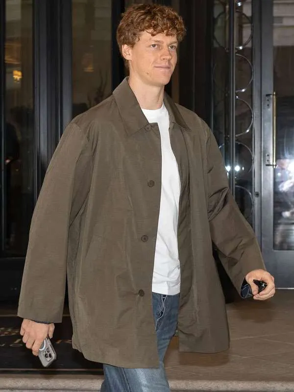 MFW Spring Summer 2027 Jannik Sinner Green Cotton Jacket
