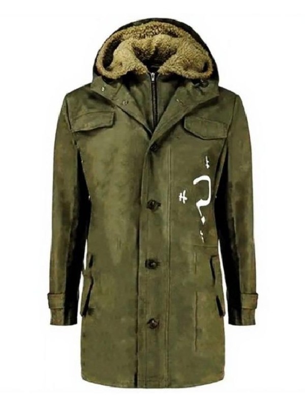 Edward Nashton Movie The Batman Paul Dano Hooded Riddler Green Jacket