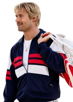 Mr. Irrelevant 2026 David Corenswet Blue Track Jacket