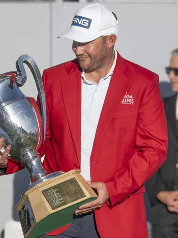 Thriston Lawrence Omega European Masters 2026 Red Blazer
