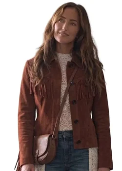 Ransom Canyon S02 Minka Kelly Fringe Suede Jacket