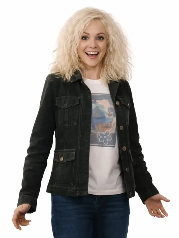 Scary Movie 2026 Cindy Black Denim Jacket