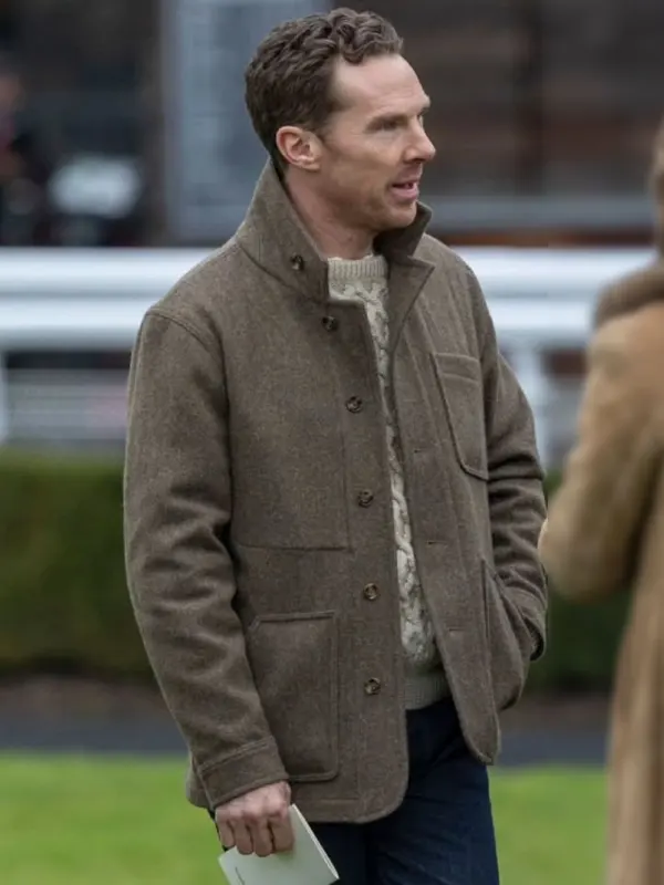 Wife and Dog 2026 Benedict Cumberbatch Brown Wool Jacket
