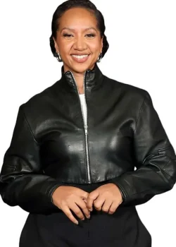 Silo 2026 Alexandria Riley Black Leather Jacket