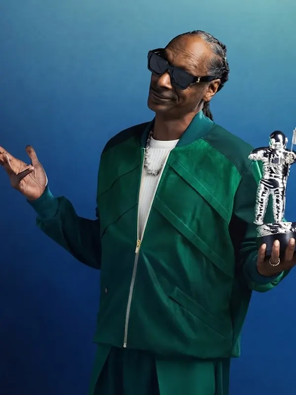 MTV Video Music Awards 2026 Snoop Dogg Green Suede Bomber Jacket For Sale
