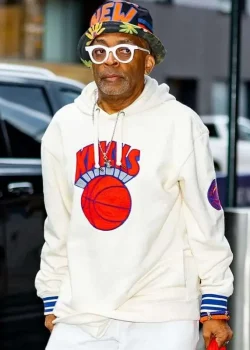 Spike Lee NYC Knicks White Hoodie