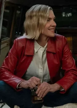 Stick S02 Rhea Seehorn Red Leather Jacket