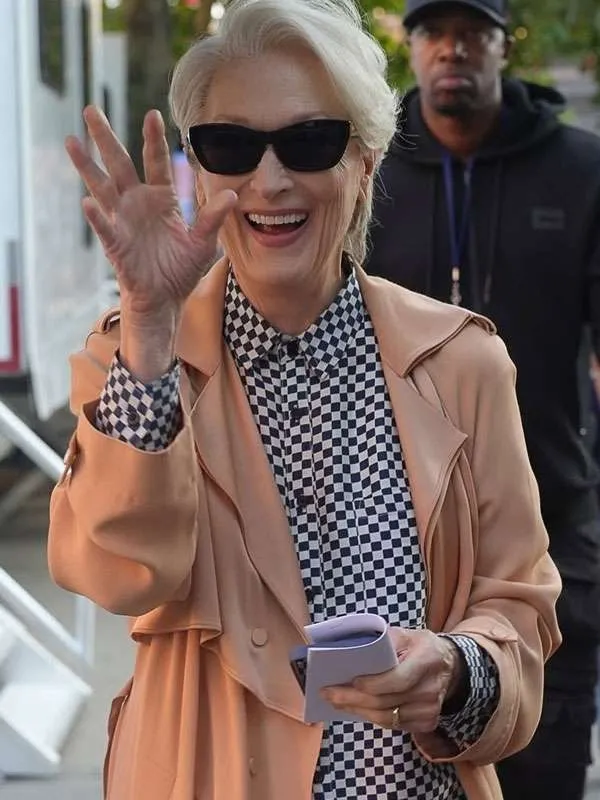 The Devil Wears Prada 2 Miranda Priestly Beige Coat