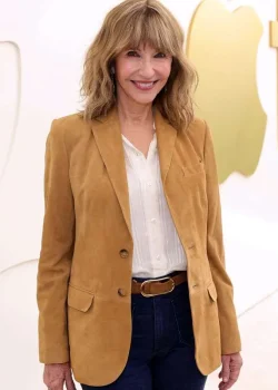 The Dink 2026 Mary Steenburge Brown Suede Blazer