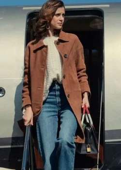 The Gentlemen S02 Benedetta Porcaroli Brown Coat
