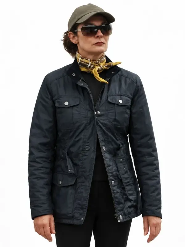 Michelle Gomez Movie The Incomer 2026 Roz Black Field Jacket