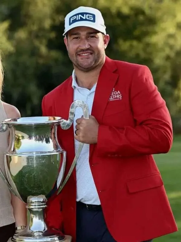 Thriston Lawrence Omega European Masters Red Blazer