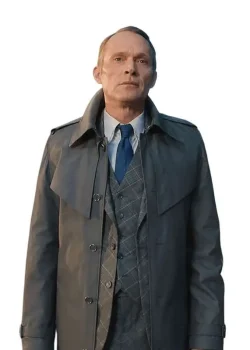 VisionQuest 2026 Paul Bettany Grey Trench Coat