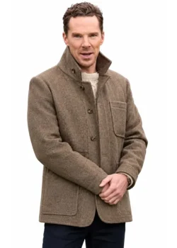 Wife and Dog 2026 Benedict Cumberbatch Brown Wool Jacket