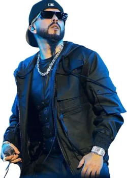 Yandel Venezuela Benefit Concert 2026 Black Jacket