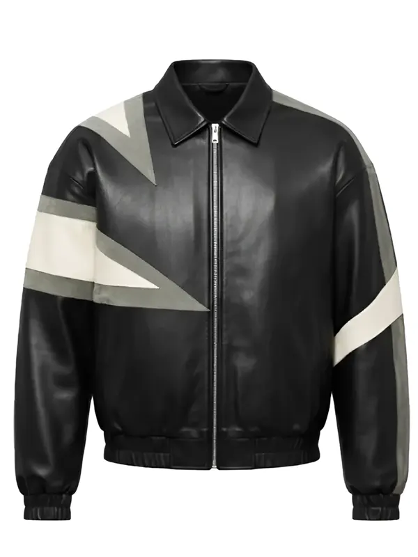 Pro Basketball All Star Game 2026 Donovan Mitchell Black Leather Jacket