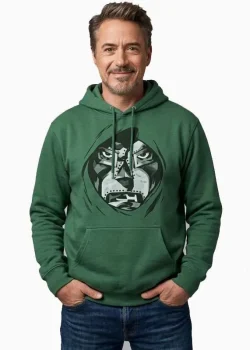 Avengers Doomsday 2026 Robert Downey Jr Green Hoodie