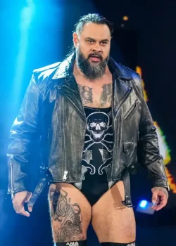Bronson Reed MITB 2026 Black Leather Jacket