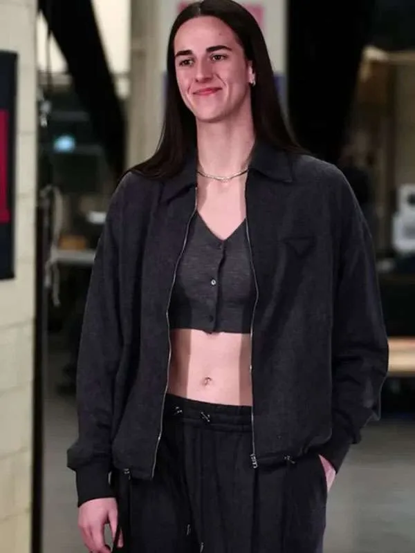 Caitlin Clark Playoff Game 2026 Wool Jacket