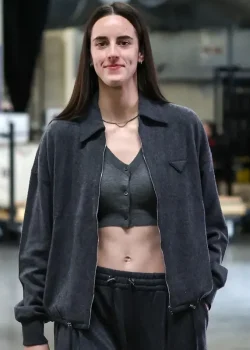 Caitlin Clark Playoff Game 2026 Wool Jacket