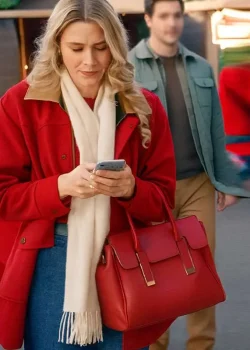Christmas on Every Page Rose Reid Red Coat