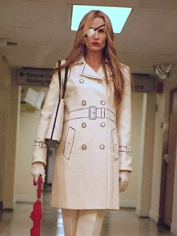 Kill-Bill Daryl Hannah White Costume Coat