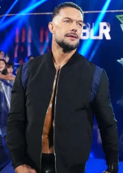Finn Bálor WWE SmackDown 2026 Black Bomber Jacket