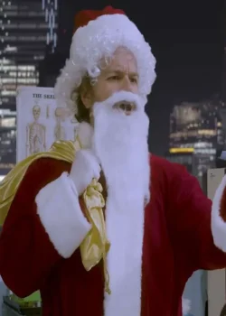Jordan Laesch Christmas Eve Red Santa Coat