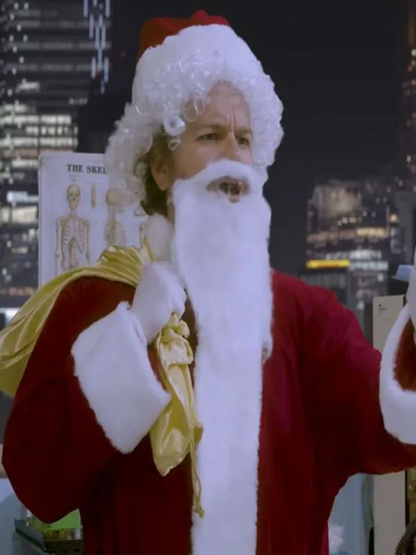 Jordan Laesch Christmas Eve Red Santa Costume Coat