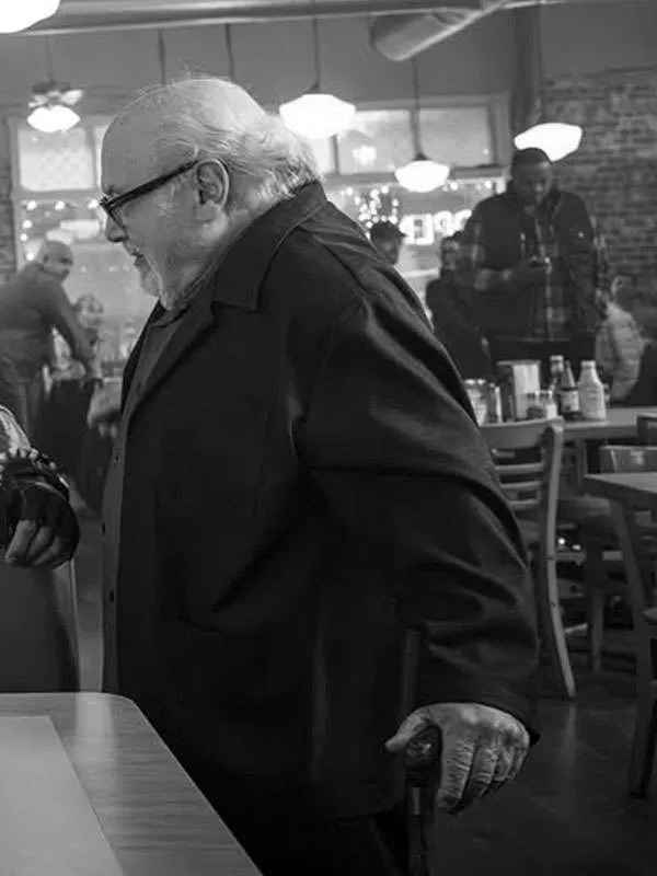 Danny DeVito Jumanji Open World 2026 Eddie Black Cotton Jacket
