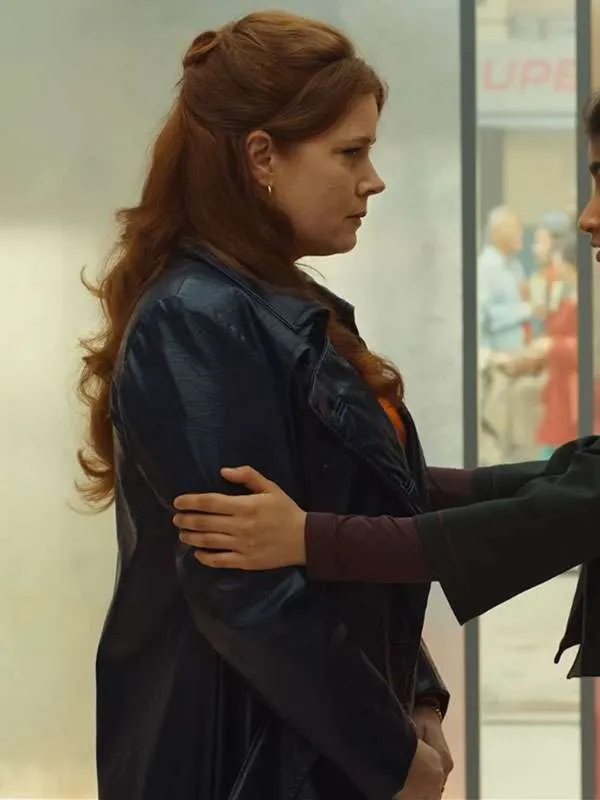 Klara and the Sun 2026 Amy Adams Black Leather Coat