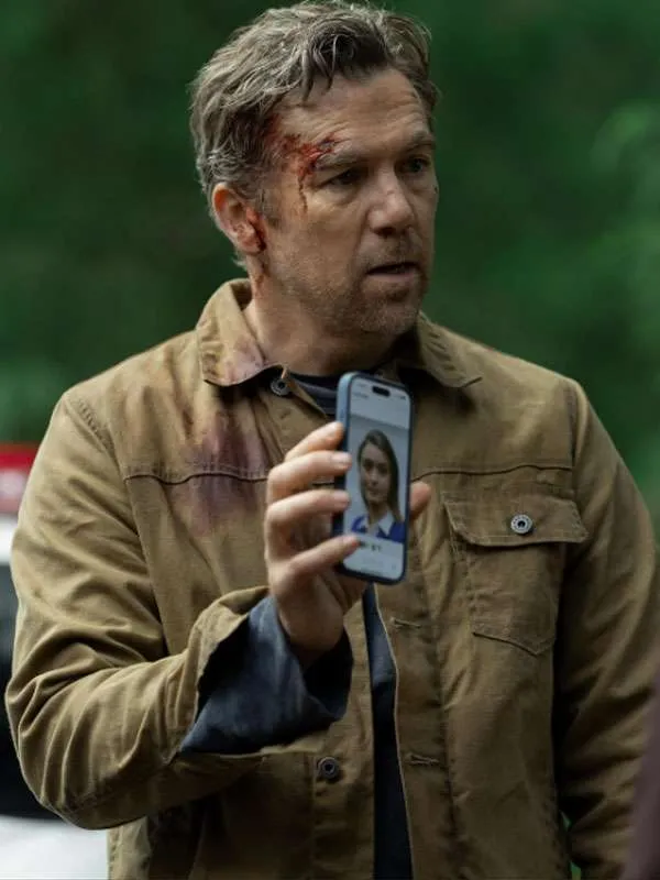 Last Seen 2026 Patrick Brammall Brown Jacket