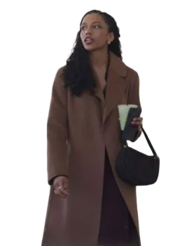 Line of Fire 2026 Sydney Kayana Brown Wool Coat