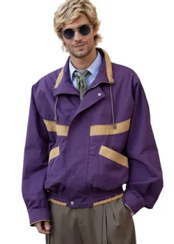 Lorenzo Zurzolo PFW 2026 Purple Jacket