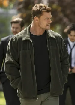 Neagley 2026 Alan Ritchson Green Corduroy Jacket
