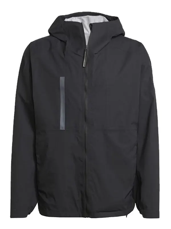 Harry Styles 2026 Black Hooded Windbreaker Jacket