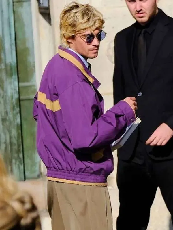 Lorenzo Zurzolo PFW 2026 Purple Jacket