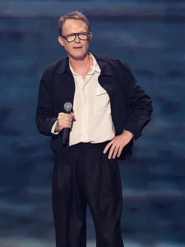 Paul Bettany Visionquest 2026 Black Cotton Jacket