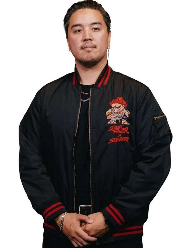 Gio Contreras Street Fighter Black Jacket