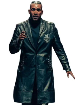 The Last King World Tour 2026 Don Omar Black Leather Coat