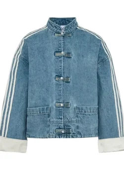 Women New Chinese Blue Denim Jacket